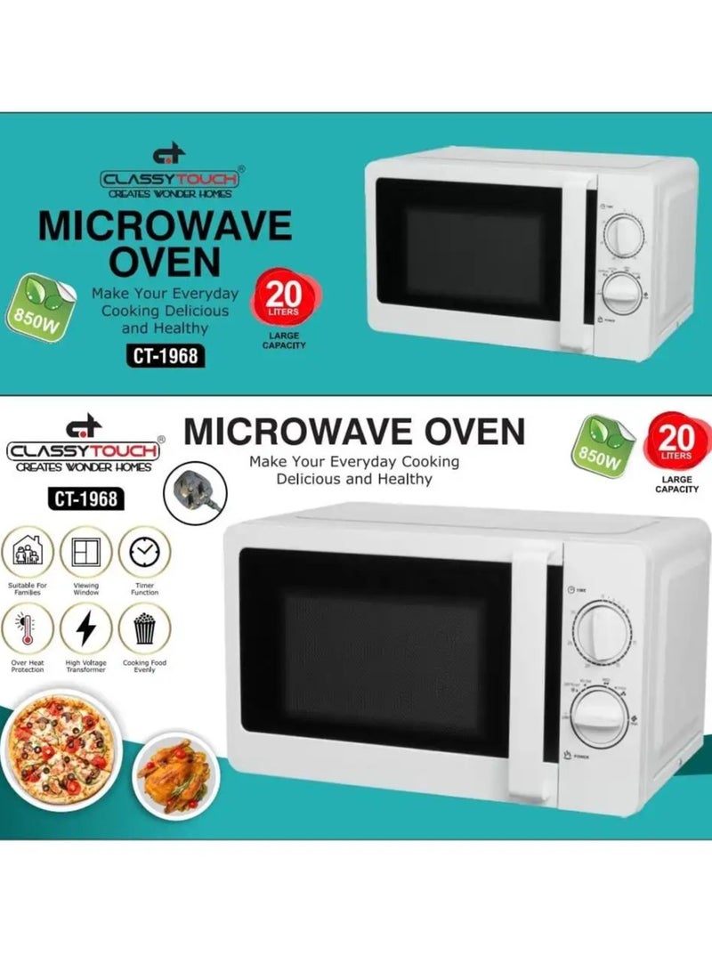 Classy Touch Microwave Oven (CT-1968) 20 Liters