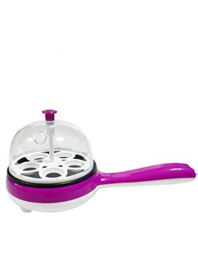 Versatile Egg Boiler With Frying Pan sdg4545 Pink/White