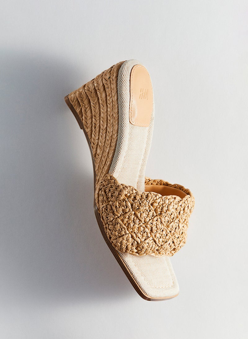 Wedge-Heeled Espadrilles