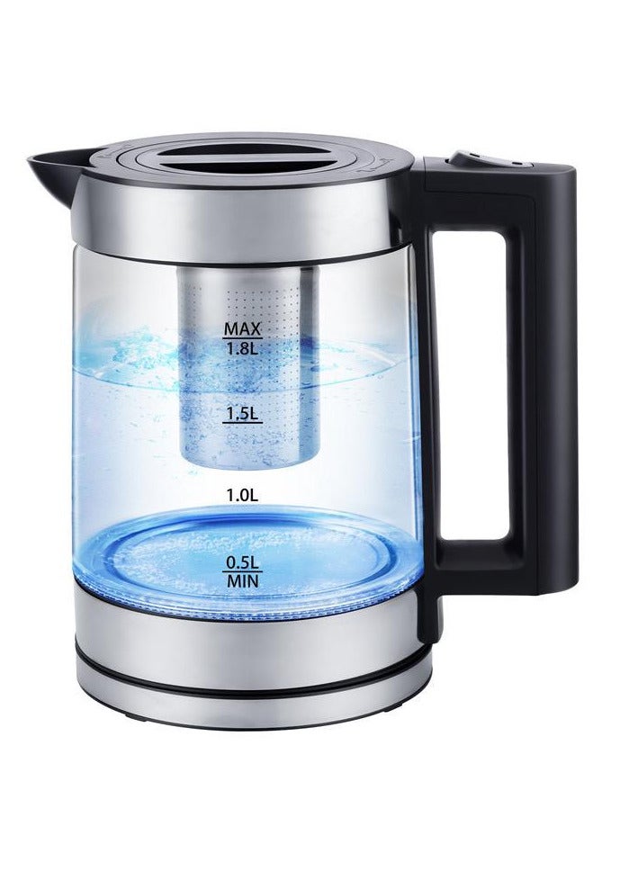 Electric Kettle, 1.7L Light Weight Kettle 1850W Tea Kettle with Bpa-Free, Auto Shut-Off Boil-Dry Protection/B