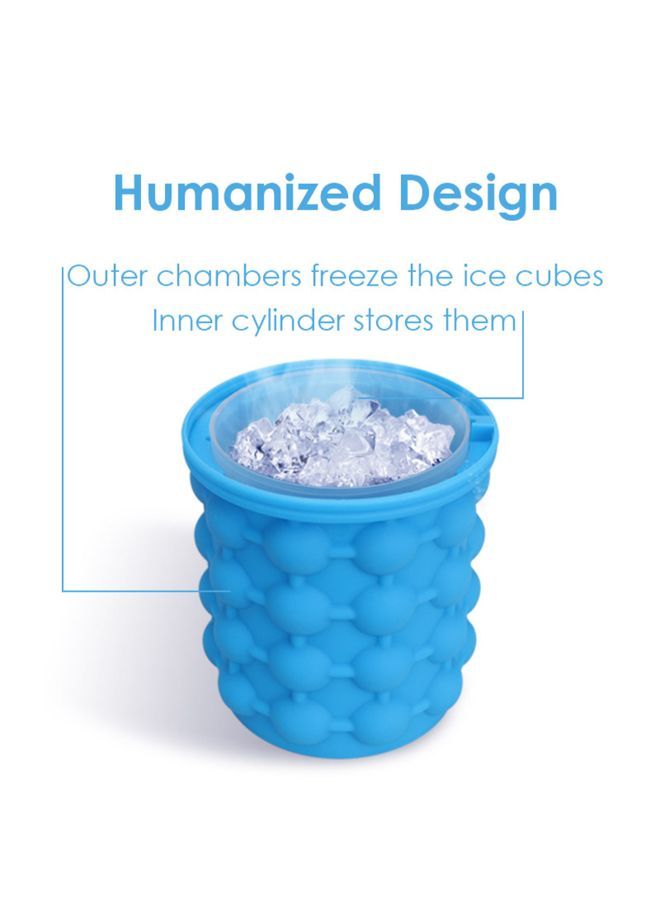 Genie Revolutionary Space Saving Ice Cube Maker Blue