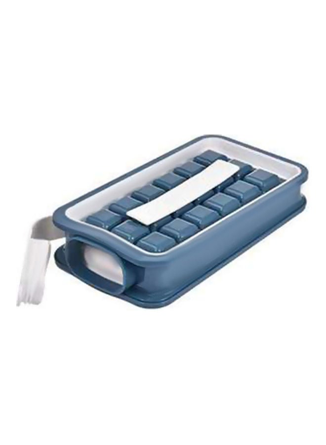 18-Piece Ice Cube Mold Tray Blue/White 22 x 5 13.50cm