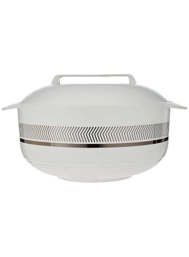 Hotpot Stainless Steel Insulated Casserole Hot Pot Sparkle White