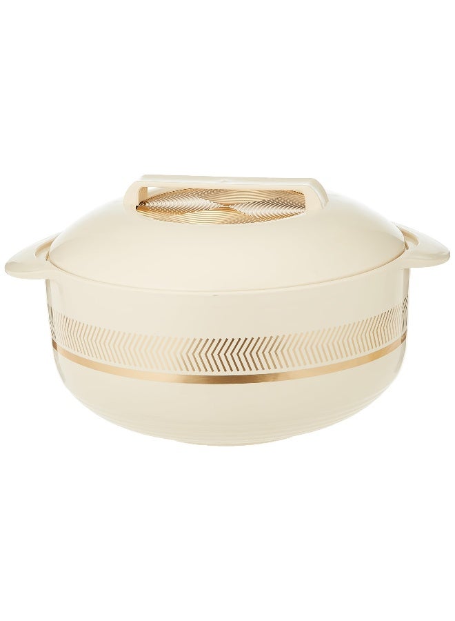 Hotpot Stainless Steel insulated Casserole Hot Pot Sparkle Beige