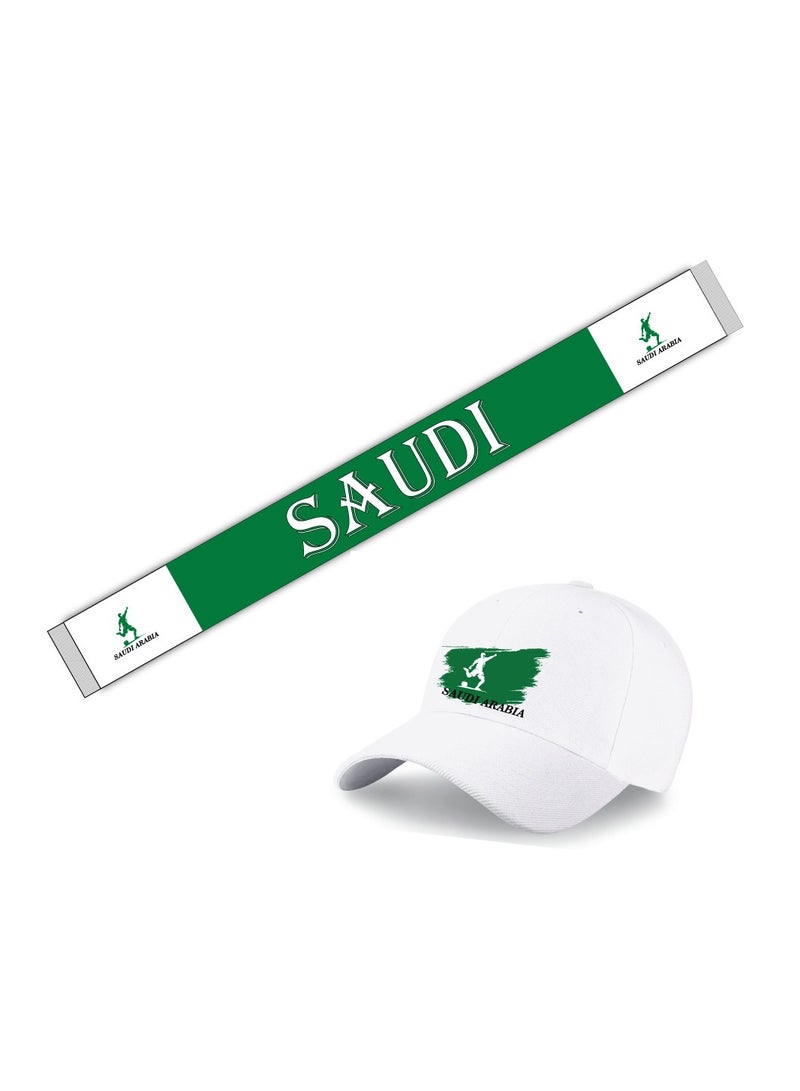 Saudi Arabia Combo Pack - Saudi National Day - Choose Your Favorite Combo - Cap - Scarf