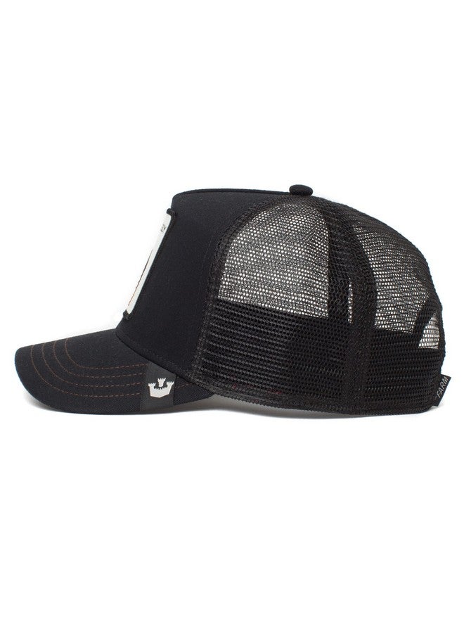 The Farm Unisex Original Adjustable Snapback Trucker Hat Black (The Baddest Boy) One Size