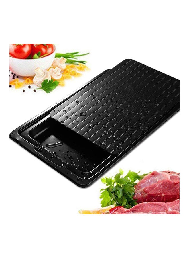 Defrosting Tray Black 29.5x20.8x0.2cm