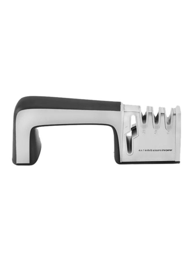 4-In-1 Knife Sharpener Silver 23x5.7x9cm