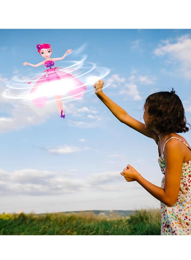 Flying Fairy Princess Doll, Hand Infrared Induction Control Flying Doll - Flying Fairy Doll With Light, For Kids, Girls