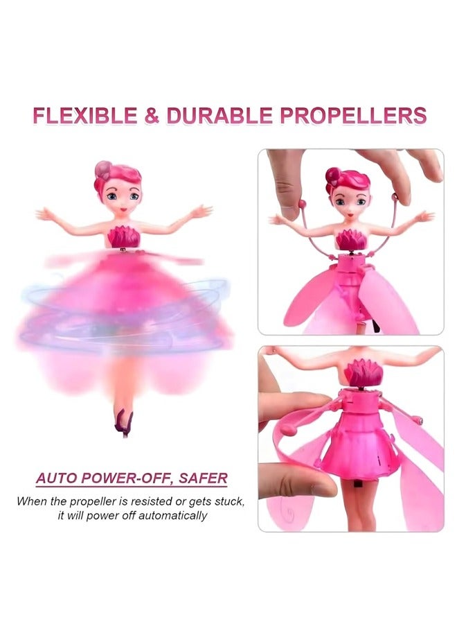 Flying Fairy Princess Doll, Hand Infrared Induction Control Flying Doll - Flying Fairy Doll With Light, For Kids, Girls