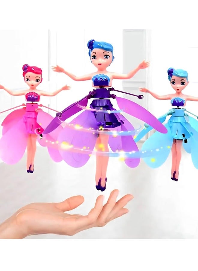 Flying Fairy Princess Doll, Hand Infrared Induction Control Flying Doll - Flying Fairy Doll With Light, For Kids, Girls