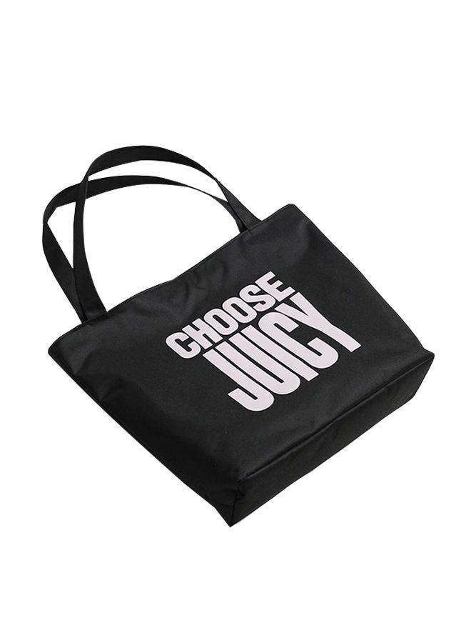 Fashionable Handbag Black/White