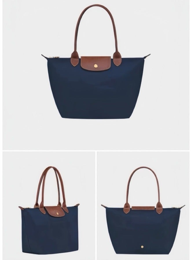 champ Women's Large Tote Bag, Handbag, Shoulder Bag, Navy Classic Style L1899089P68