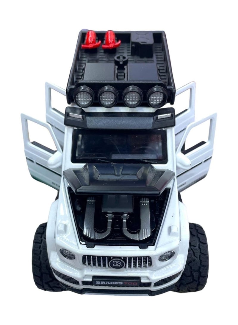 1:32 Scale  White off-road vehicle with black trim