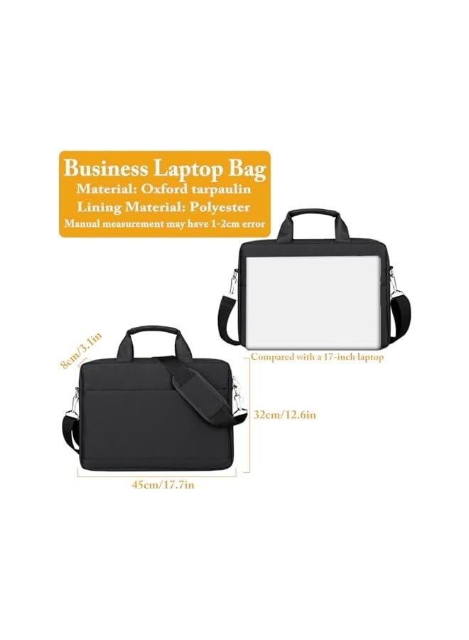 Laptop Shoulder Bag Compatible with MacBook Air/Pro,13-13.3 inch Notebook,Compatible with MacBook Pro 14 inch 2021 2022 M1 Pro/Max A2442, Polyester Flapover Briefcase Sleeve Case