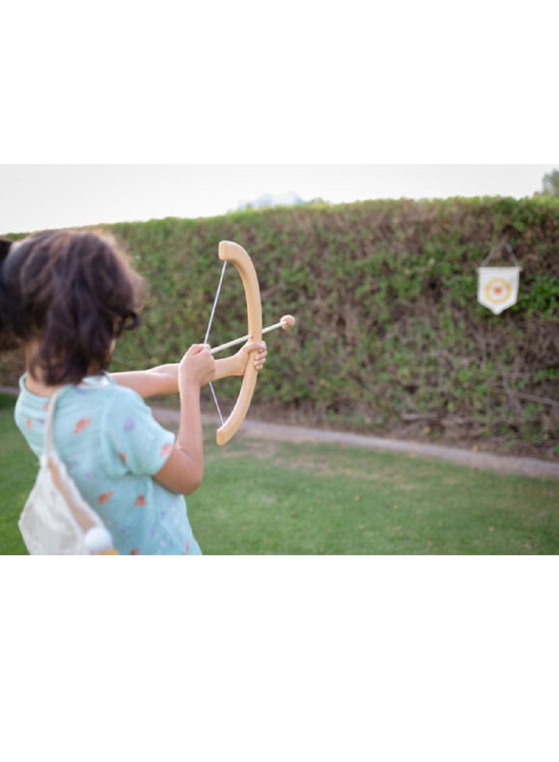 Wooden ARCHERY SET Best Archery Play Set For Kids To Enhance Skill-Building Experience And Adventurers For Indoor And Outdoor Play