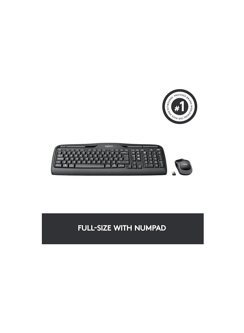 MK330 Combo, US/Int Wireless, (Wireless Mouse and Keyboard)