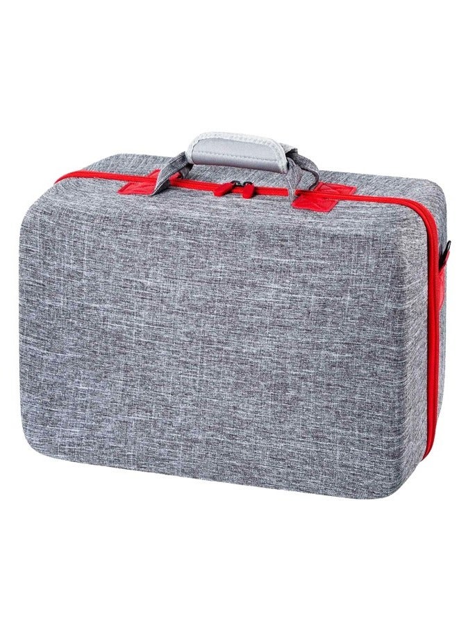 Carrying Case for PS5, EVA Travel Case Bag Compatible Playstation 5 Console Digital Edition Storage Bag, Adjustable Handle Bag for PS5 with Strap