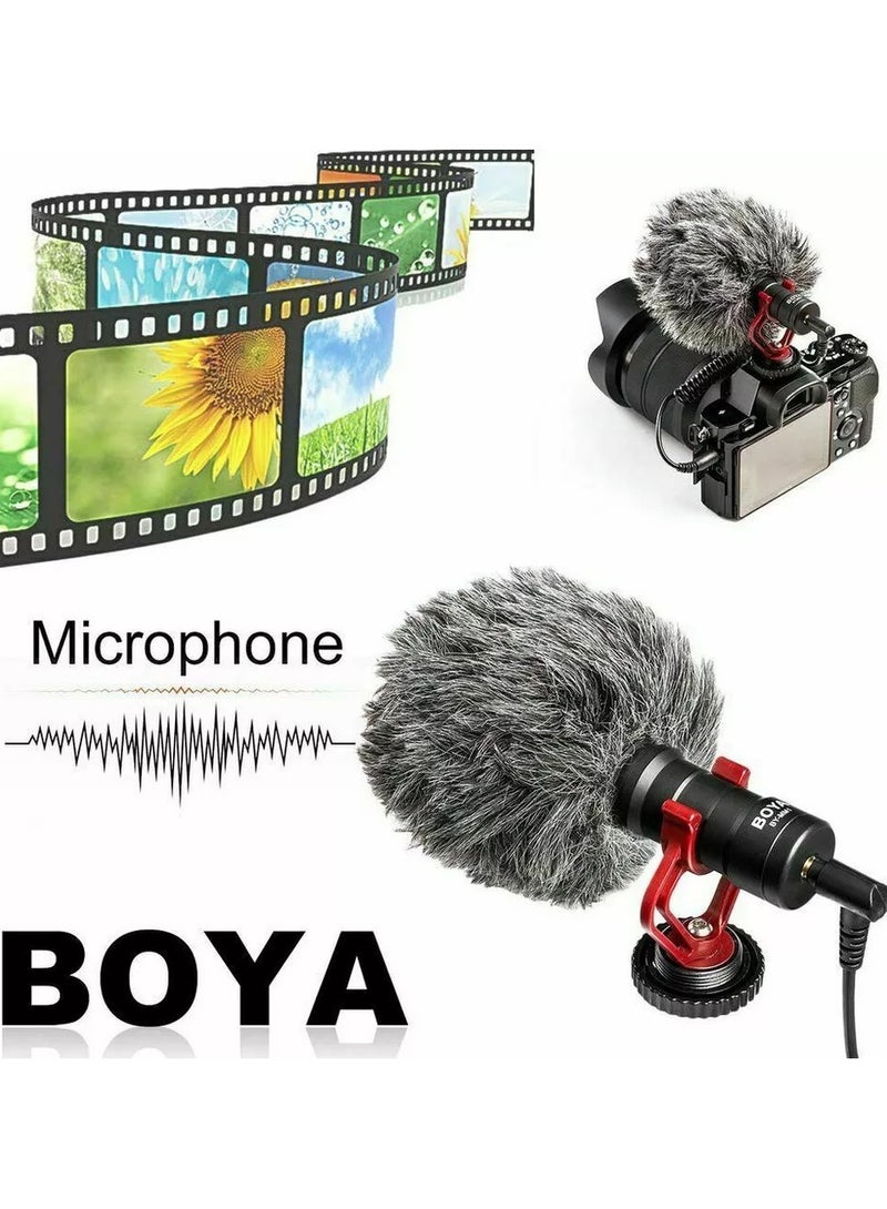 Video Recording Smartphone Microphone for iPhone Android Mobile Phone DSLR Camera Studio Mic