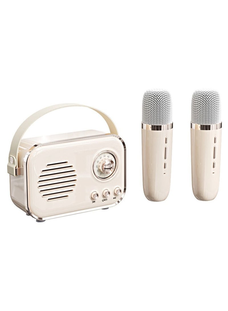 New Portable Wireless Microphone Outdoor Karaoke Audio All-In-One Machine