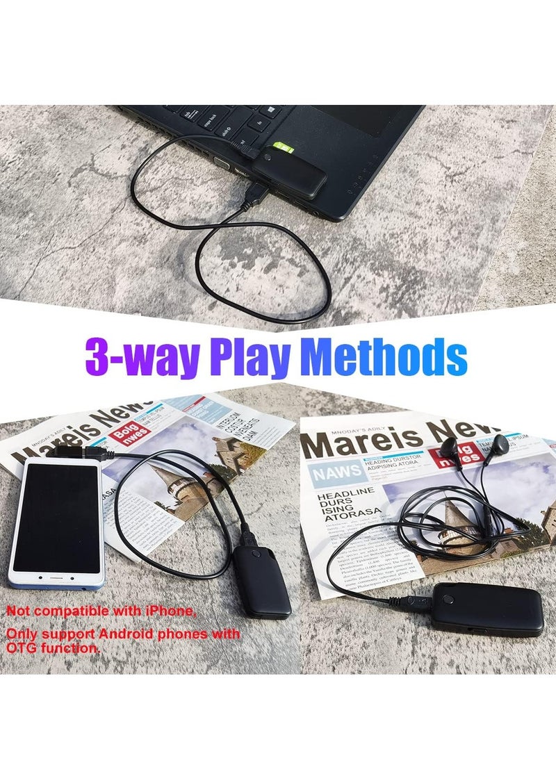 Voice Recorder, 64GB Voice Activated Recorder with 704 Hours Recording Capacity, MP3 Records, 30 Hours Battery Time Portable Recording Devices