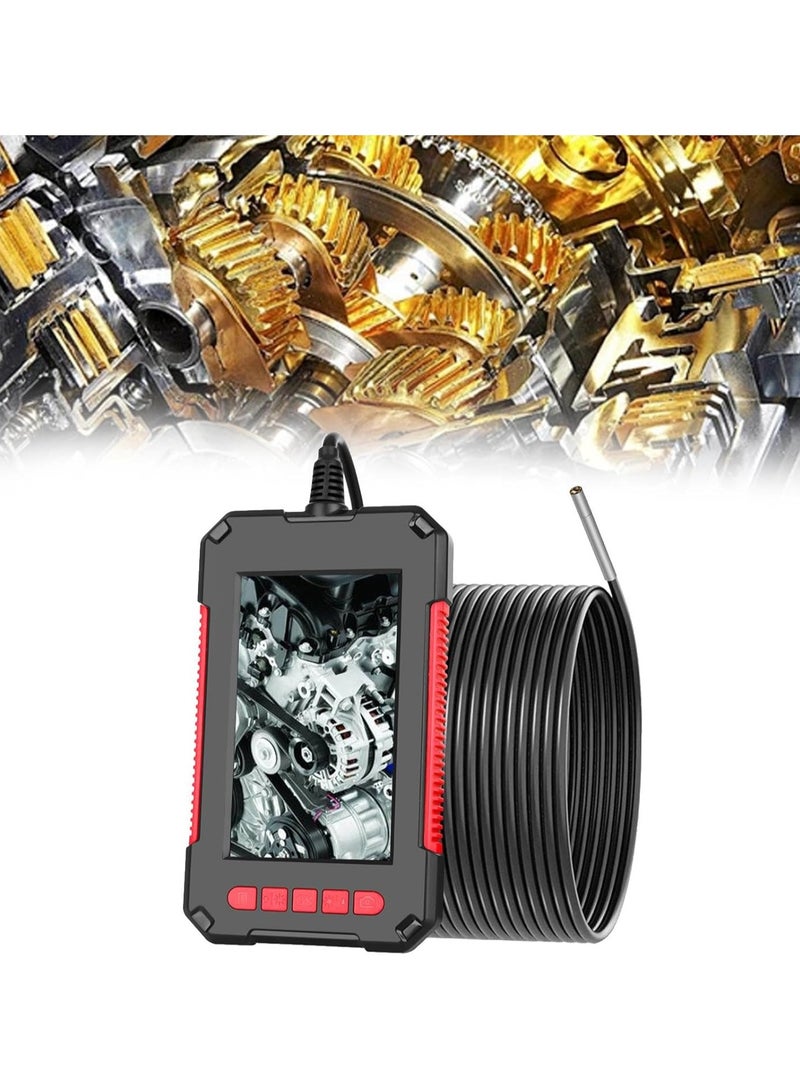Reliable Industrial Endoscopic IP67 Waterproof Snake Camera 5-7H Work Time with 6 LED Lights Handheld 1280x720P Borescopes, 3.9mm 5m Hard Wire