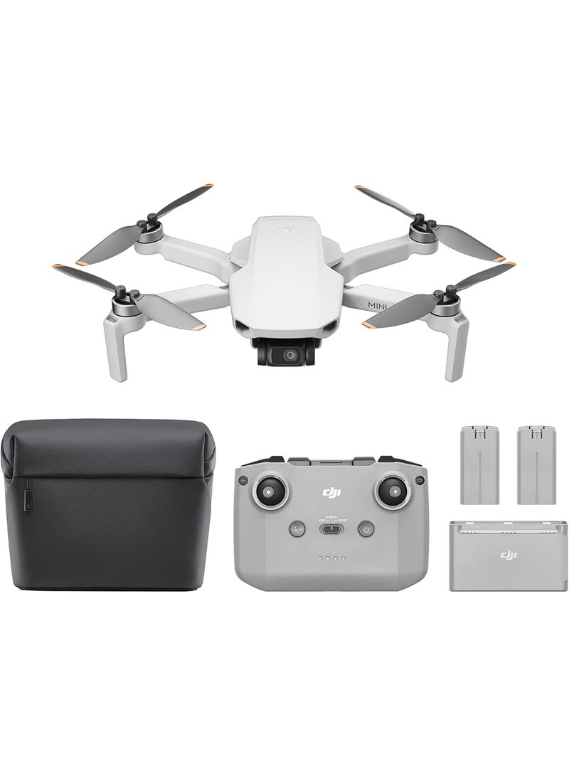 Mini 4K Fly More Combo, Drone with 4K UHD Camera for Adults, Under 249 g, 3-Axis Gimbal Stabilization, 10km Video Transmission, Auto Return, 3 Batteries for 93-Min Max Flight Time, QuickShots