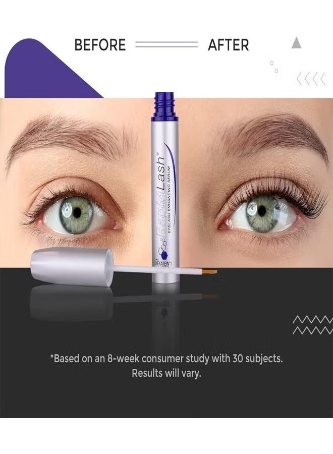 Eyelash Enhancing Serum With Hexatein 1 Complex, Promotes Appearance of Longer And Thicker Eyelashes,Eradicates Signs of Fatigue And Illuminates The Eye Area,Can Easily Be Worn Alone or Under Makeup