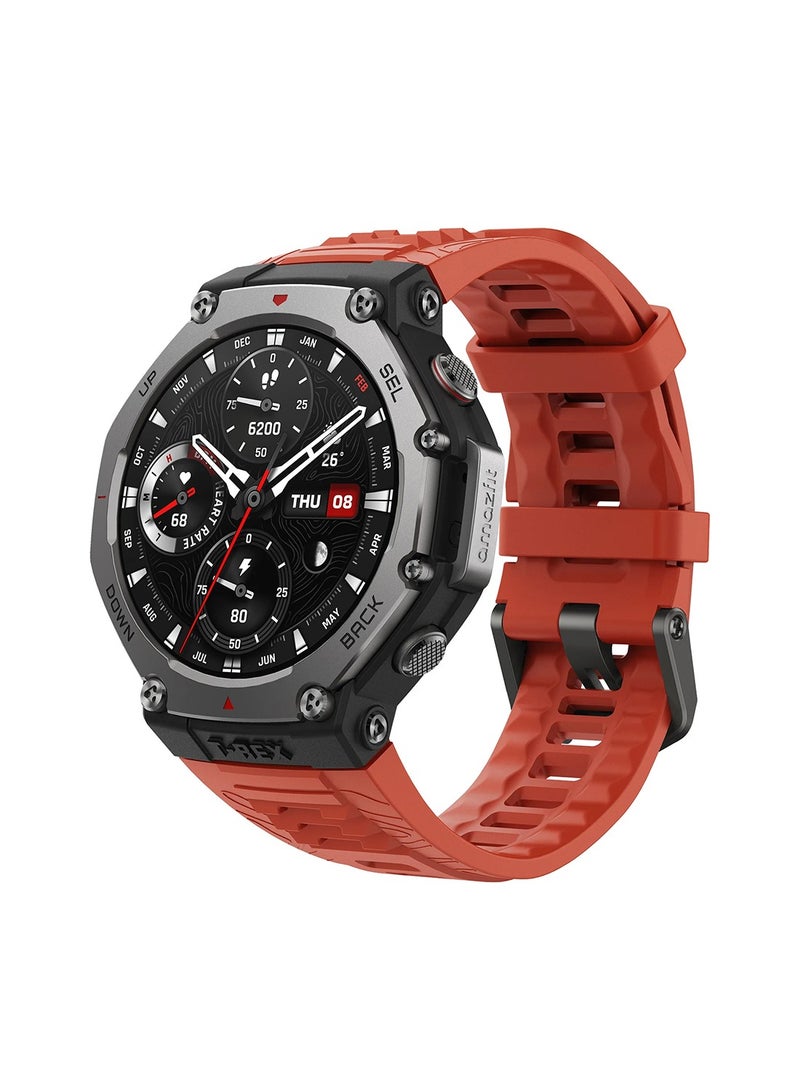 T-Rex 3 Premium Outdoor Gps Smartwatch Lava Orange