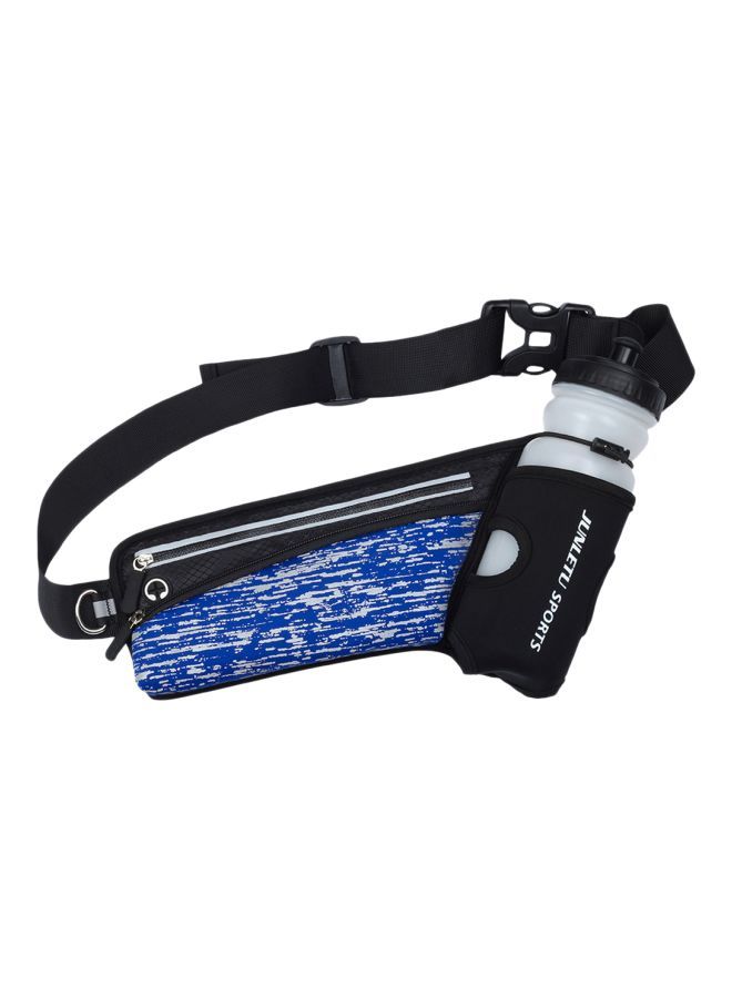 Reflective Running Belt With Water Bottle Holder