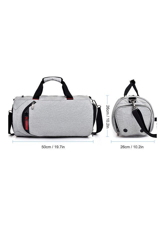 Sports Gym Bag With Separate Wet Pocket And Shoes Compartment 50x4x26cm