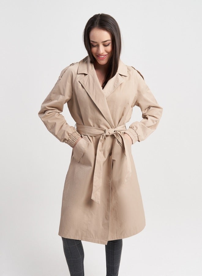 Classic Beige Trench Coat