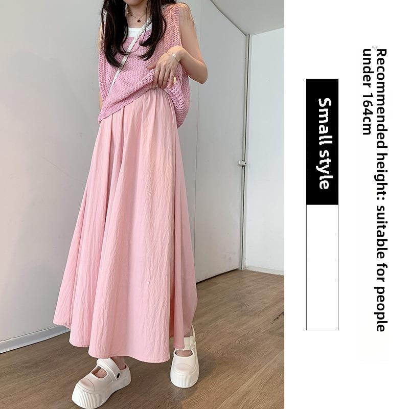 2024 Summer Casual High-Waist Palazzo Pants for WomenPink Little Man Pink Little Man