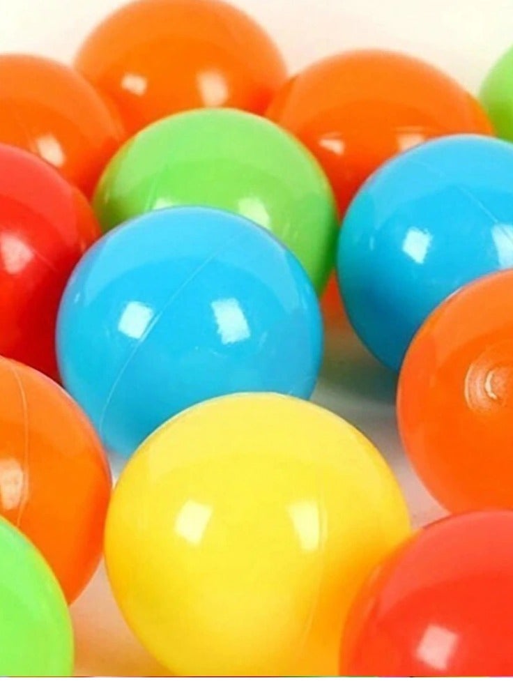 100 Pcs Plastic Water Pool Ocean Wave Balls for Kids Games Play House Outdoors