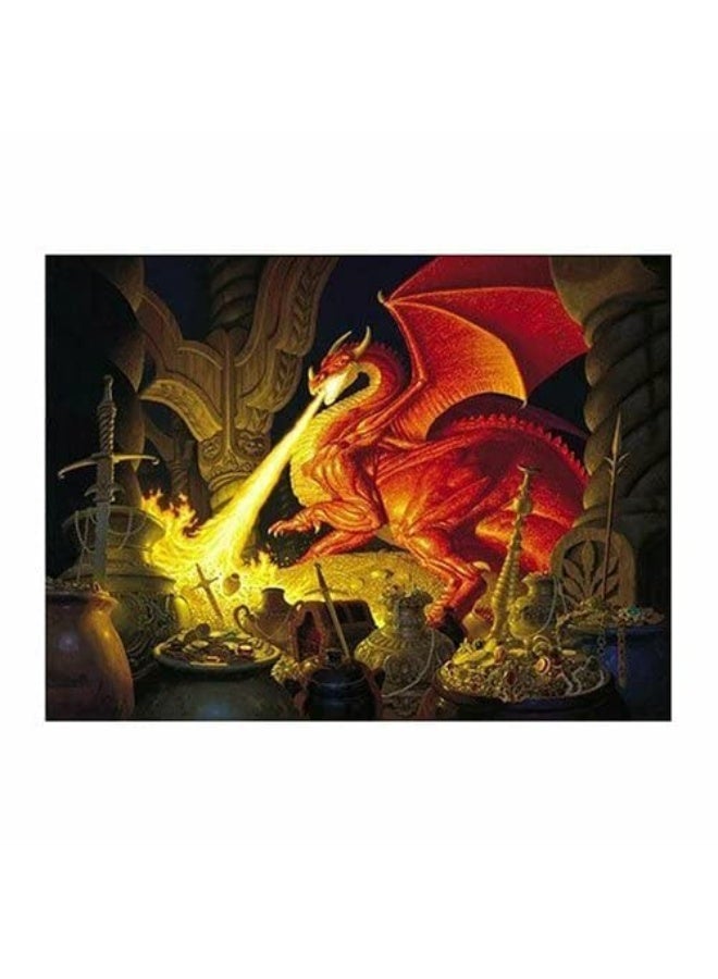 SUNSOUT INC - Smaug Dragon - 1000 pc Jigsaw Puzzle by Artist: The Hildebrandt Bros - Finished Size 20