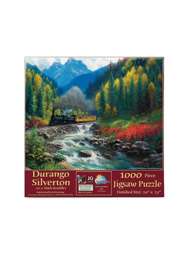 SUNSOUT INC - Durango Silverton - 1000 pc Jigsaw Puzzle by Artist: Mark Keathley - Finished Size 20