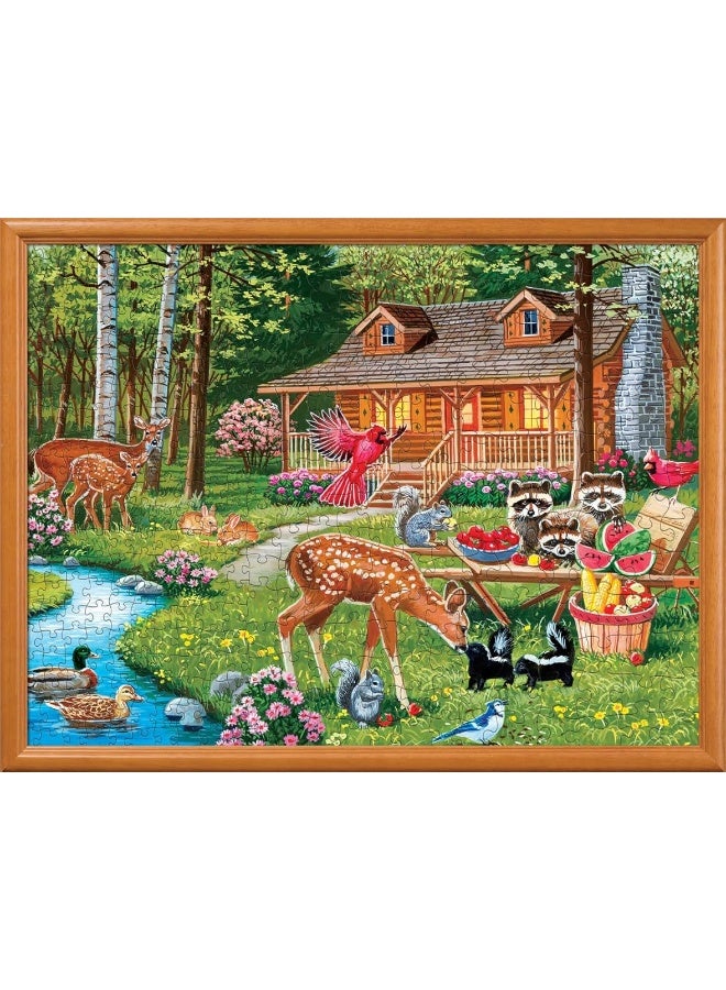 MasterPieces 400 Piece Jigsaw Puzzle for Adults, Family, Or Youth - Creekside Gathering - 18