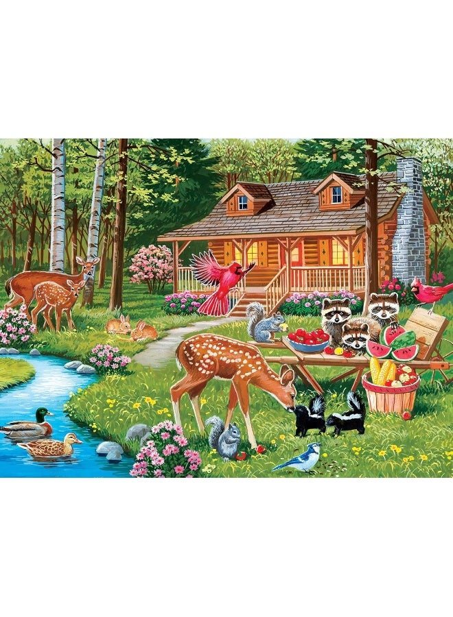 MasterPieces 400 Piece Jigsaw Puzzle for Adults, Family, Or Youth - Creekside Gathering - 18