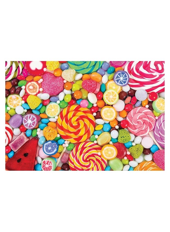 BunMo 1000 Piece Puzzle for Adults - Cascading Candies. Puzzles for Adults 1000 Piece - 1000 Piece Puzzles Have Unique Pieces That Fit Together Perfectly. 1000 Piece Puzzles for Adults.