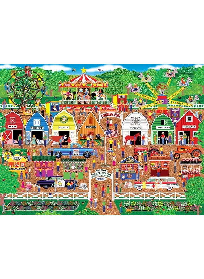 Home Country  Farm County Fair  1000 Piece Jigsaw Puzzle for Adults