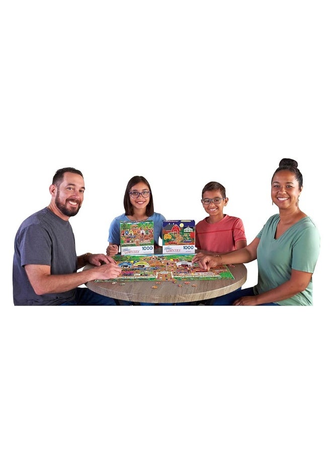 Home Country  Farm County Fair  1000 Piece Jigsaw Puzzle for Adults