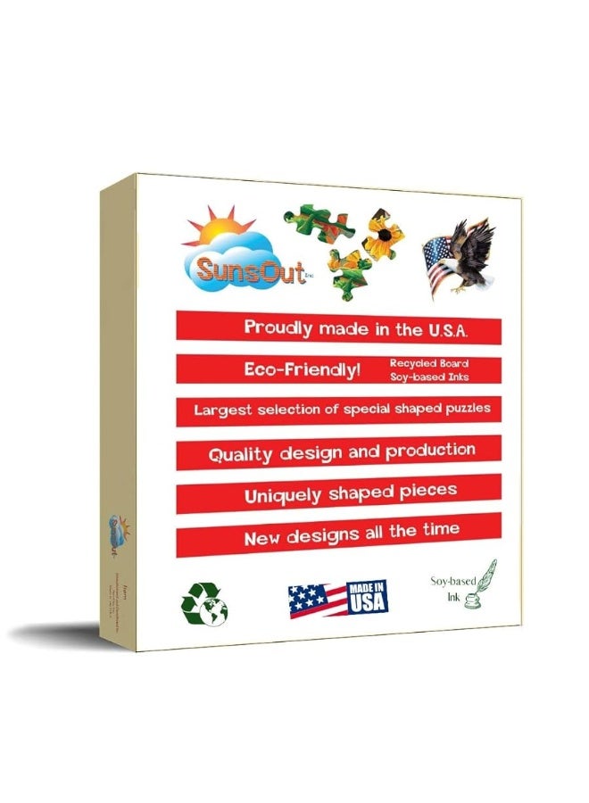 SUNSOUT INC - Born in The U.S.A. - 300 pc Jigsaw Puzzle by Artist: Tom Wood - Finished Size 18