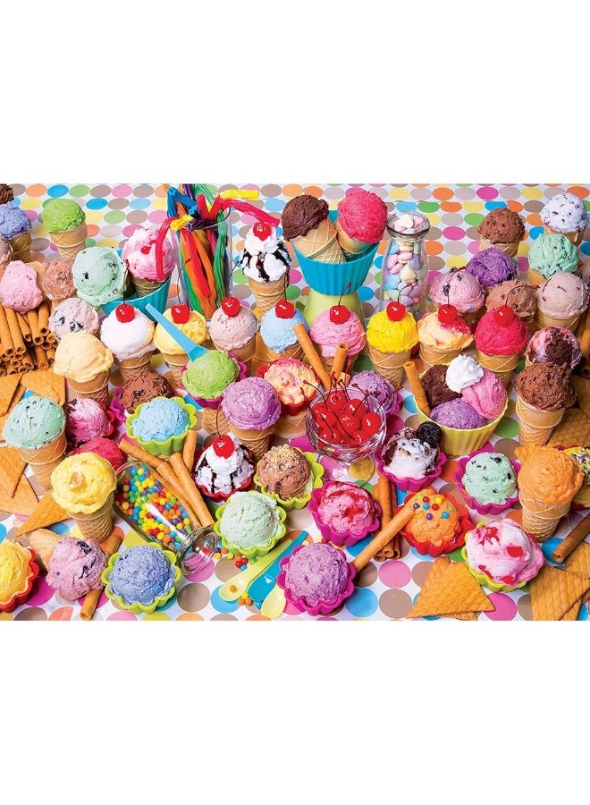 RoseArt Kodak Premium Puzzles Variety of Colorful Ice Cream Jigsaw Puzzle