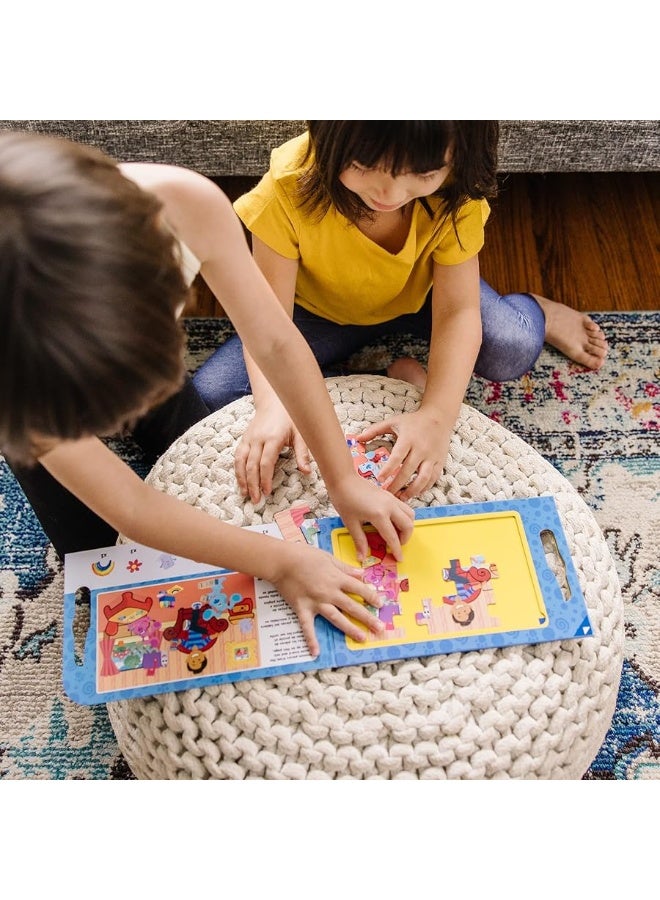 Melissa & Doug Blue's Clues & You! Take-Along Magnetic Jigsaw Puzzles (2 15-Piece Puzzles)