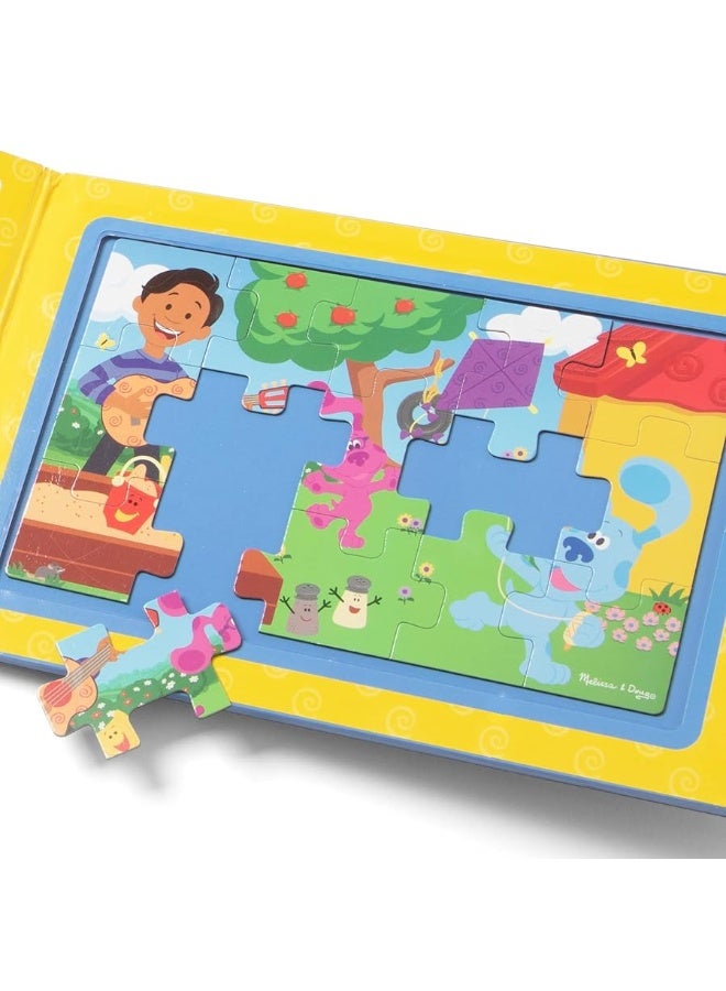 Melissa & Doug Blue's Clues & You! Take-Along Magnetic Jigsaw Puzzles (2 15-Piece Puzzles)