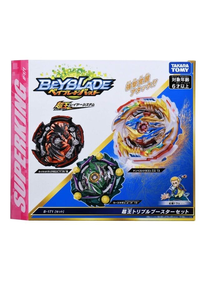 Beyblade Burst B-171 Superking Triple Booster DR3 Set 7 x 5 x 4cm