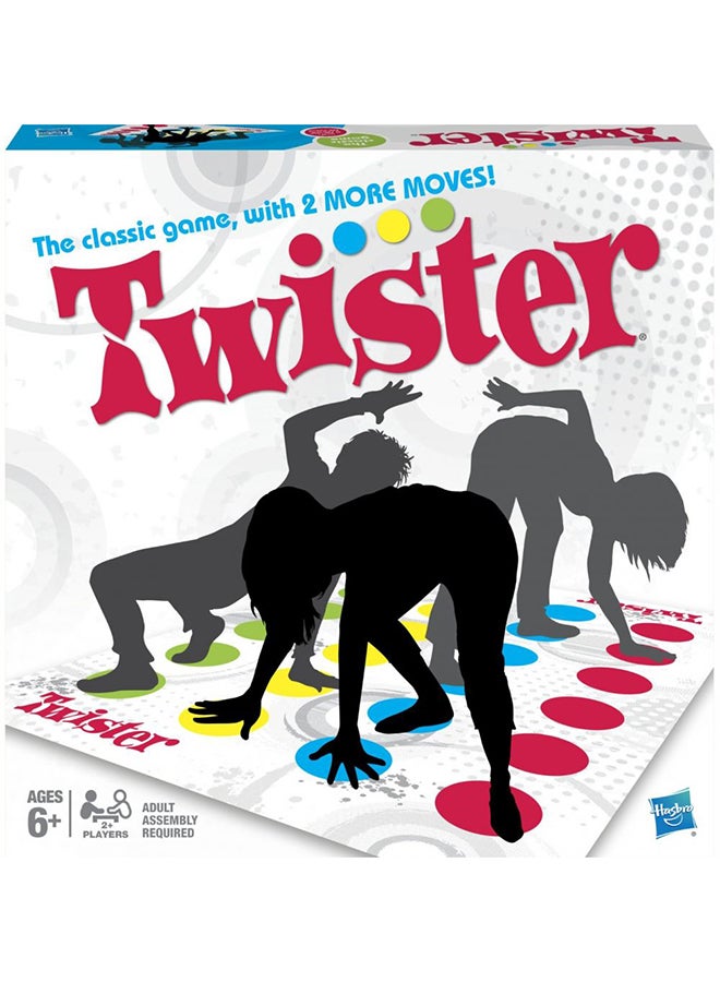 Classic Twister With 2 More Moves Spin Wheel Board Game For Kids