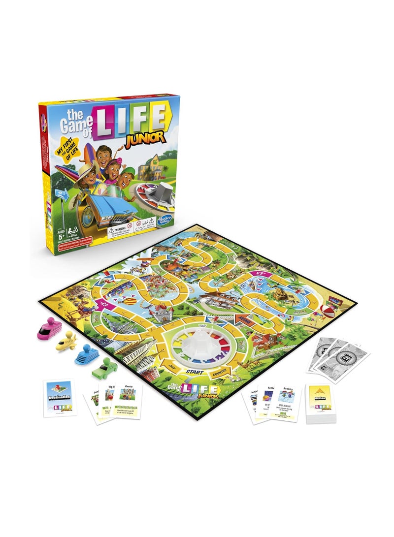 Hasbro Gaming The Game of Life Junior Board Game – Fun Family Game for Kids Ages 5 and Up