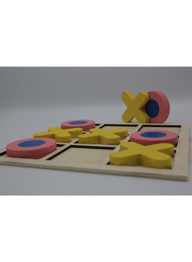 Portable Lightweight Fun Entertaining Imaginative Wooden Xo Game Set For Kids