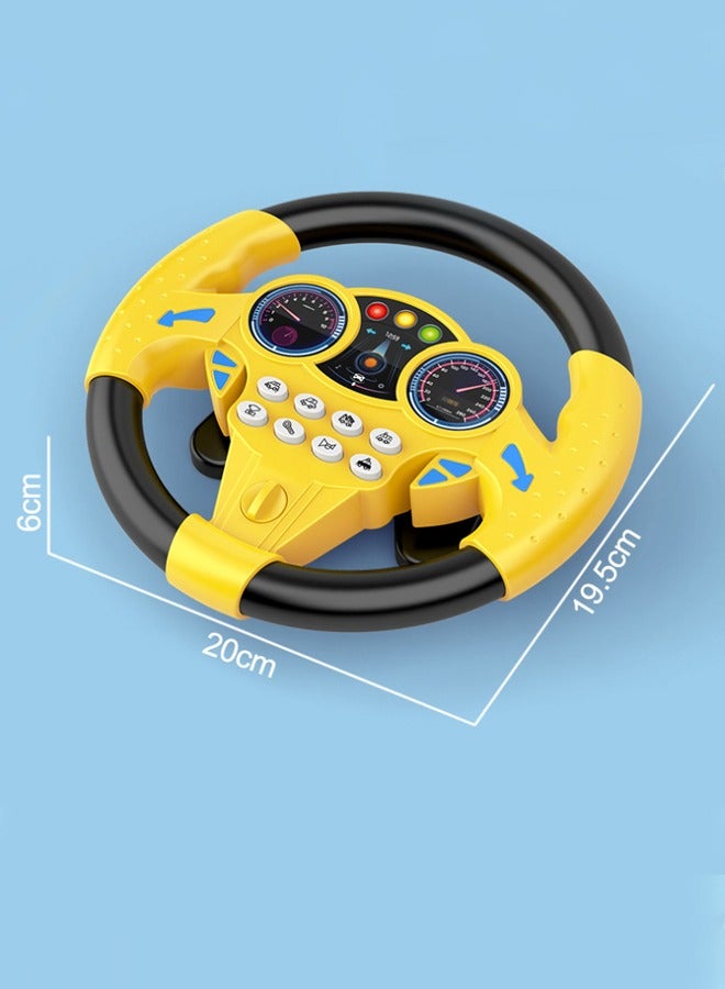 Rotating Steering Wheel Toy With Music